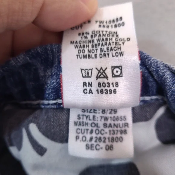 Lucky Brand Classic Rider Crop Jeans Womens 8/29 Medium Wash Denim Dungarees - Picture 12 of 15